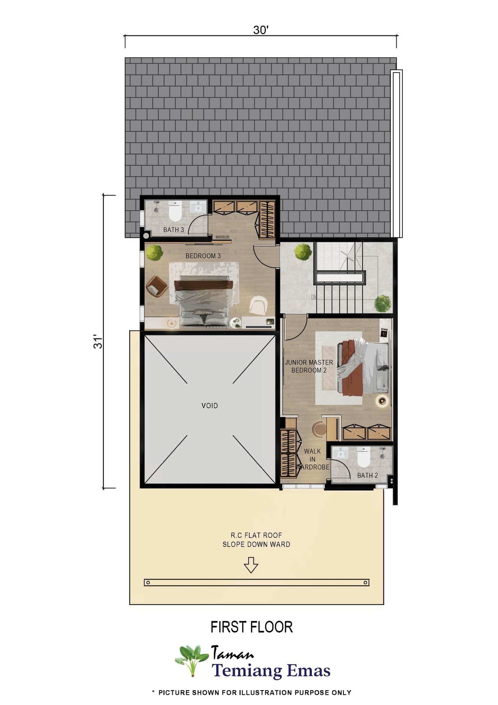 Taman Temiang Emas - First Floor
